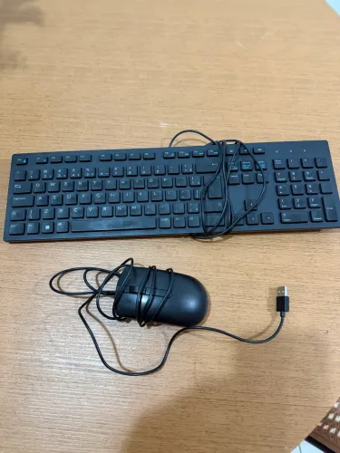 Kit mouse e teclado DELL com fio 