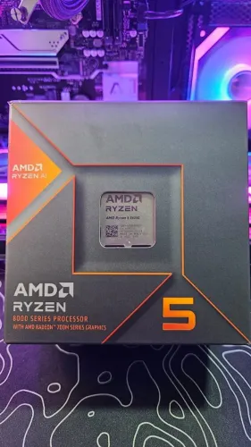 Processador AMD Ryzen 5 8600G, 4.3GHz (5.0GHz Turbo), 6-Cores 12-Threads, AM5, Com Cooler