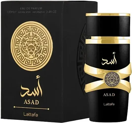 Perfume Lattafa Asad Eau de Parfum Spray unissex, 100 ml original LATAFFA