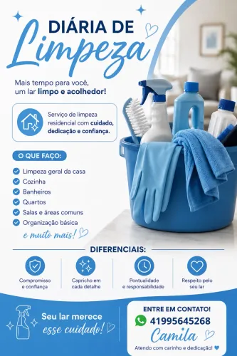Diária de Limpeza 