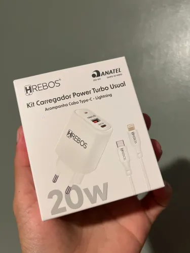 Kit carregador iPhone turbo