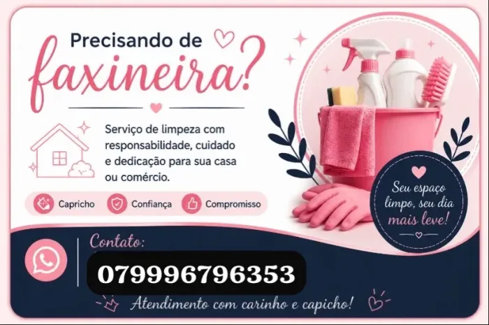 Faço faxina 