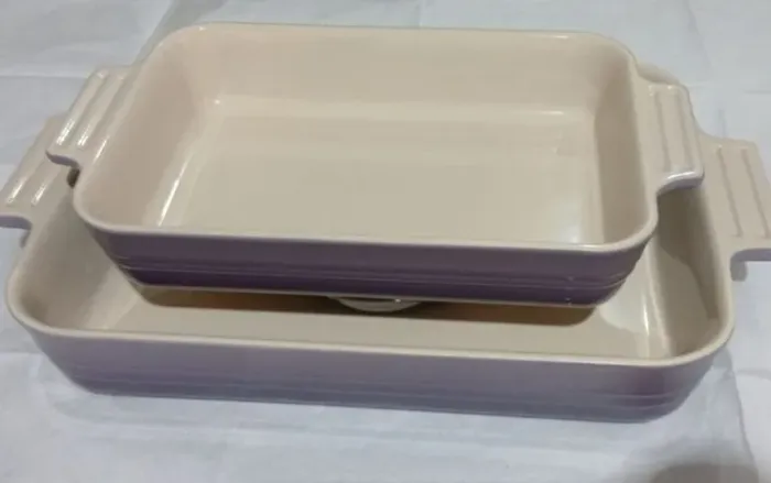 Jogo Travessas Retangulares Violeta Le Creuset