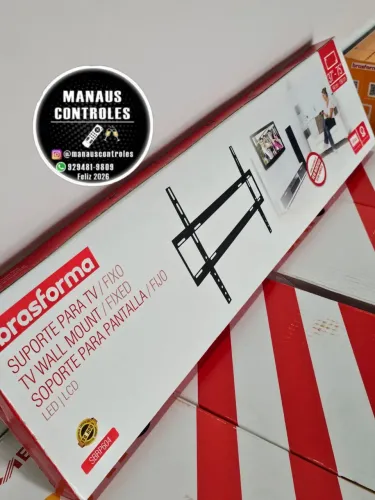 Suporte para TV fixo trilho até 75 pol