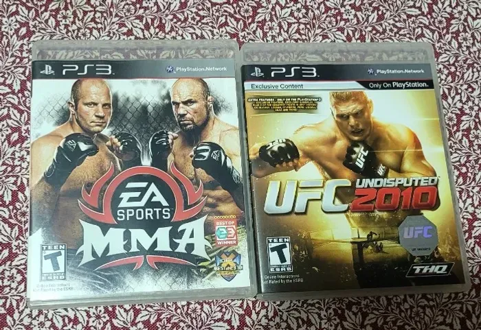 Combo jogos PS3 MMA fight 