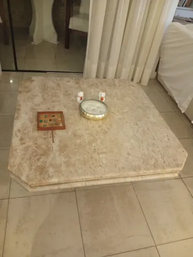 Mesa de centro de mármore Bege bahia