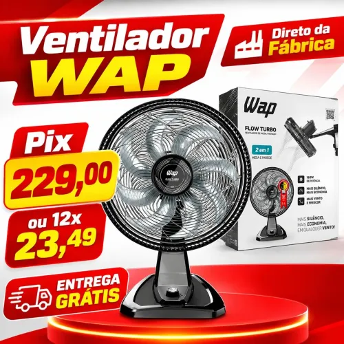 Ventilador NOVO - Direto da Fábrica - ENTREGA GRÁTIS
