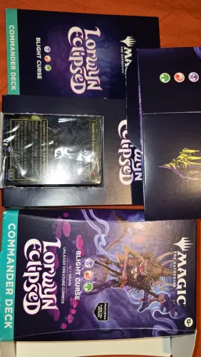 Magic the Gathering Commander deck - Lorwyn Eclipse - Blight Curse