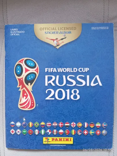 Álbum da Copa do Mundo Rússia 2018 Completo.