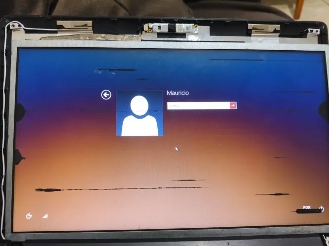 Tela note Lenovo G460,;G470 e G480 com detalhe