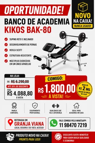 ESTAÇÃO DE MUSCULAÇÃO KIKOS BK80