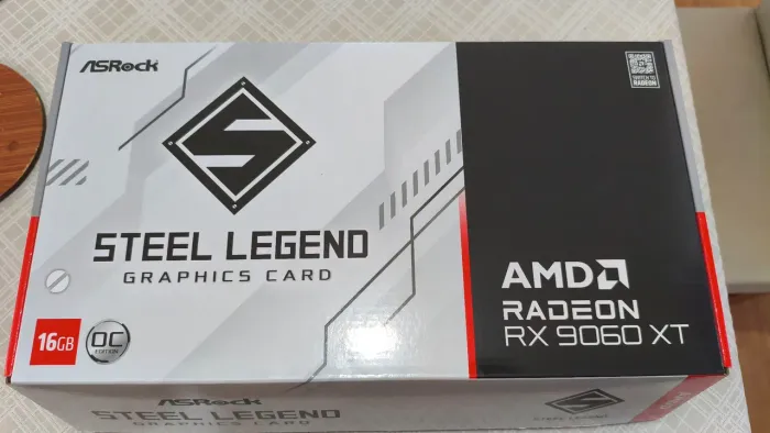 RX 9060 XT 16gb Steel Legend nova