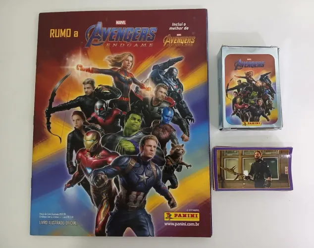 Vingadores Álbum e Figurinhas.