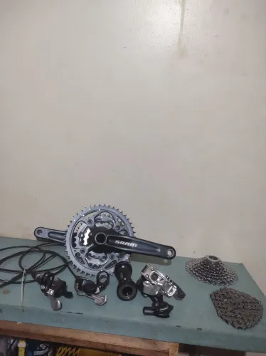 Grupo Mtb Sram X9 3x9v Pedivela 44/32/22 K7 34/11