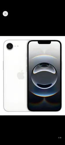 iPhone 16e branco 128g, lacrado novo