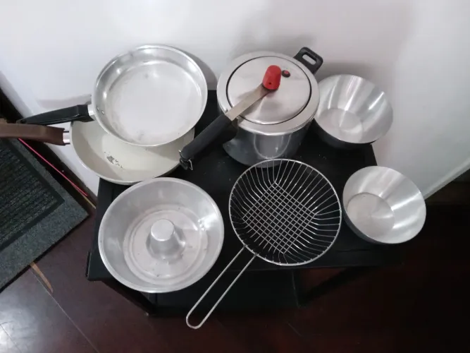 Kit cozinha 07 peças de alumínio
