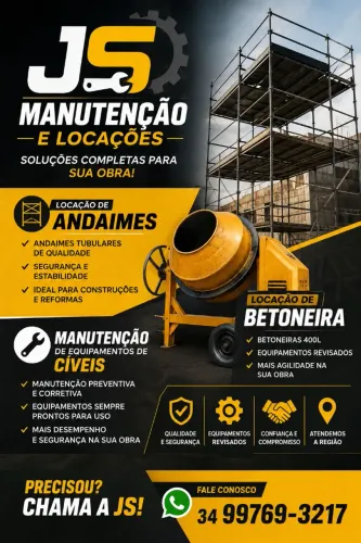 Locação e manutenção