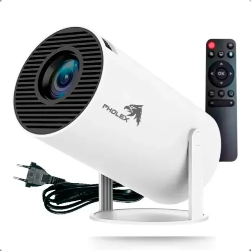 Projetor HY300 Smart Portátil Full HD Android 11 WiFi Bluetooth Mini Projetor