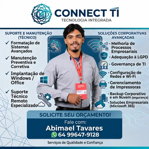 Serviços de TI para Empresas e Residências - Conectividade e Suporte