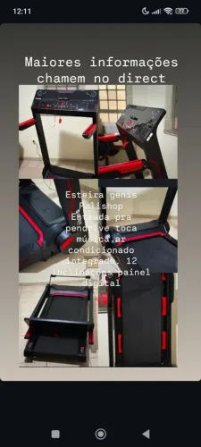 Esteira vendo ou troco por geladeira inox 
