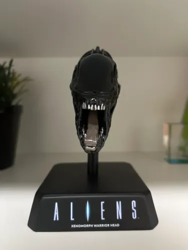 Estátua alien & predador museum: xenomorph warrior head - edição 1