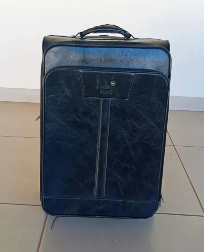 Mala em Couro legítimo Mont Blanc (grande)