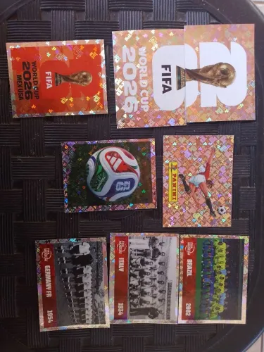 Figurinhas raras da copa
