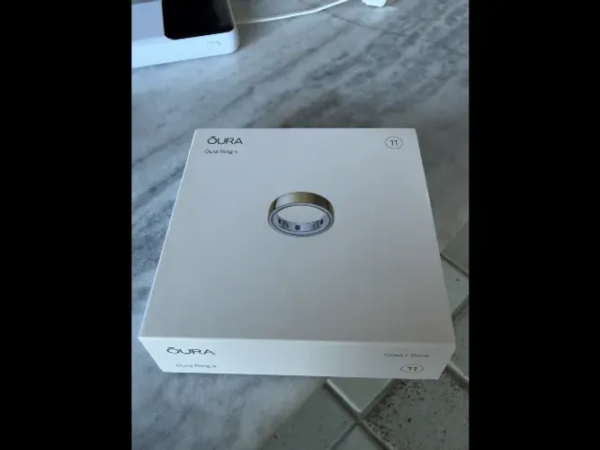 ? Oura Ring 4 Gold Original - Tamanho 11 | Estado de Novo