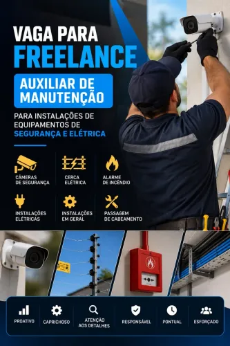 Auxiliar de manutenção - No momento, não temos uma vaga fixa ou demanda imediata.