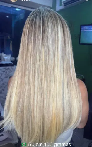 Cabelo humano , mesclado 50cm