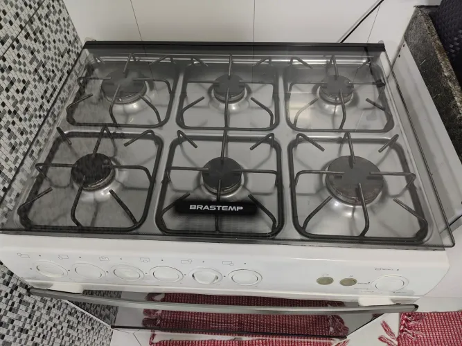 Fogão 6 bocas Brastemp