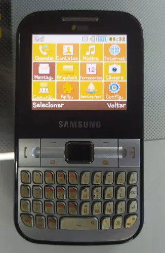 SAMSUNG C3222 PRATA COM PRETO RARIDADE