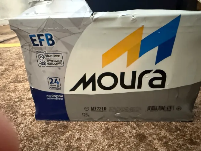 BATERIA MOURA EFB 72 ah STARTSTOP