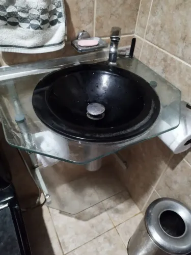 PIA DE VIDRO DE BANHEIRO 120,00
