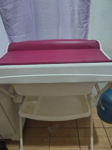 Banheira com trocador bebê