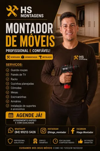Montador de móveis profissional