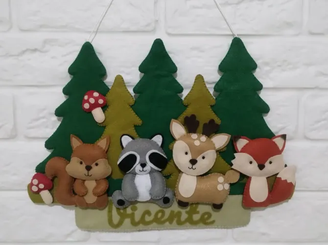 Enfeite de porta bebê personalizado 