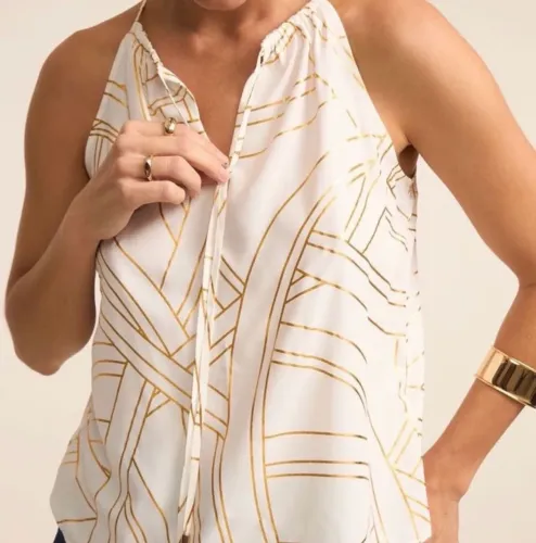 Blusa regata corbelle estampada.