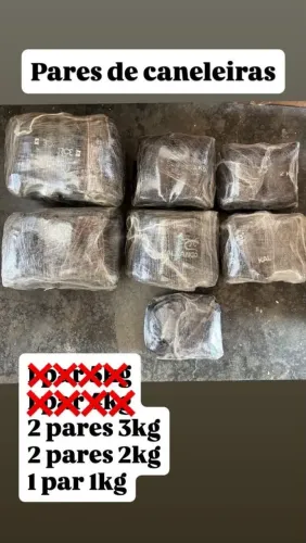Vendo equipamentos para treino