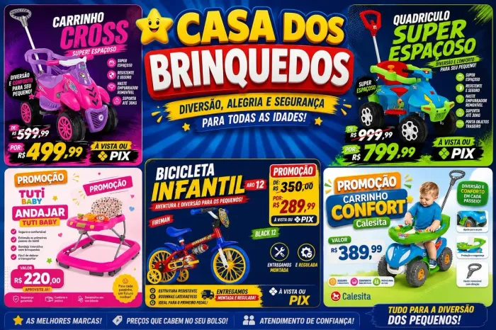 Brinquedos em Promoção
