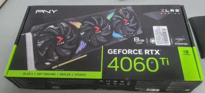 Vende semi zero funcionando perfeitamente Placa de vídeo 4060ti<br>PNY