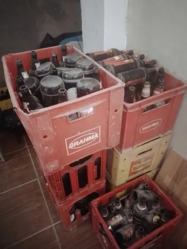 Engradados de cerveja