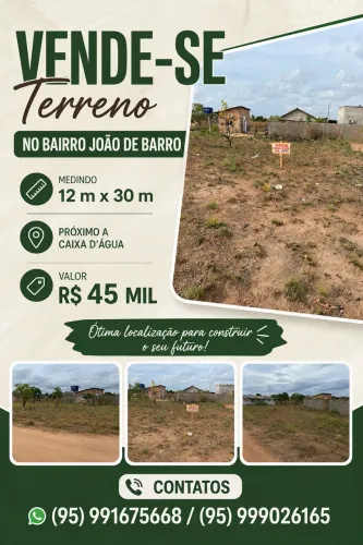 Vendo Terreno no João de Barro