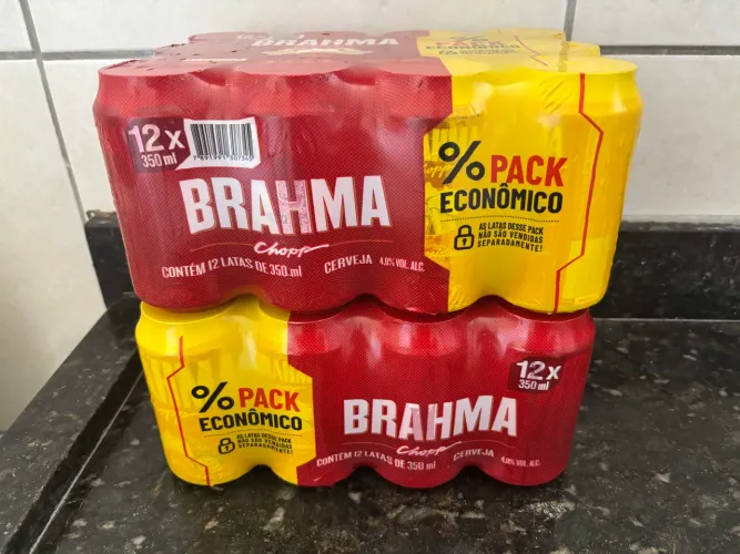 24 Cervejas Brahma Chopp 350mL