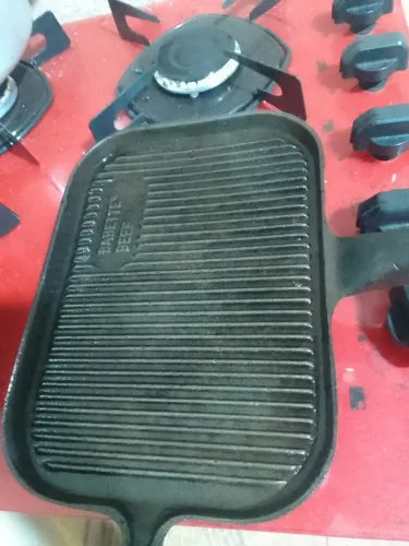 chapa grill ferro fundido