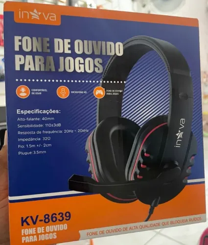 Fone de Ouvido Gamer - Novo