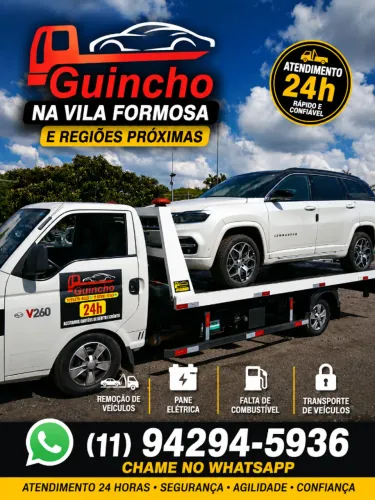 Guincho na Aricanduva e regiões próximas
