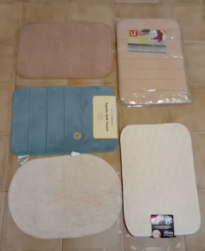 APARTIR de 25 Tapetes aveludados macios, variados antiderrapante 40x60