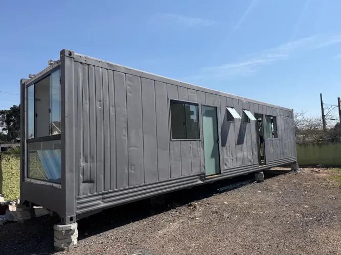 CONTÊINER KITNET OU CASA ? PRONTO PARA MORAR! solução moderna e pratica