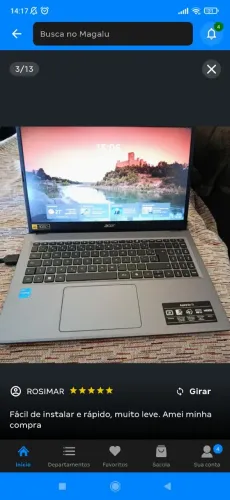 Notebook Novo! 512GB-8 DE RAM